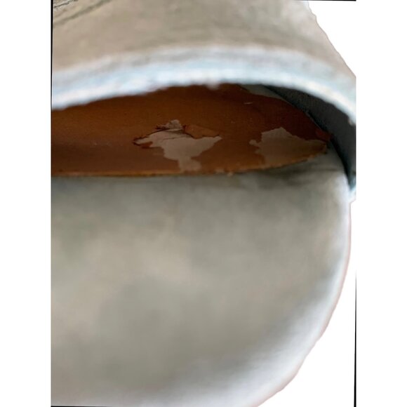 SEYCHELLES Baby Blue Suede "Play Along" Gladiator Stiletto Heels Size 8 - Picture 5 of 8